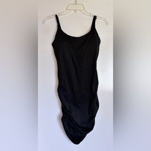 Bran New Black Ruched Tank Dress from Halara Small